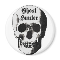 Ghost Hunter Skull magnets by scooterfun Ghost Hunter Skull magnets