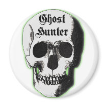 Ghost Hunter Skull magnets by scooterfun Ghost Hunter Skull magnets