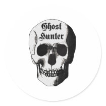 Ghost Hunter Skull stickers
