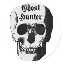 Ghost Hunter Skull stickers