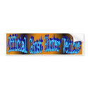 Ghost Hunter Vehicle bumper stickers