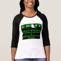 GHOST HUNTING LADIES T SHIRT by EKOVARIK GHOST HUNTING LADIES T SHIRT