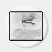 Ghost Image Refrigerator Magnets
