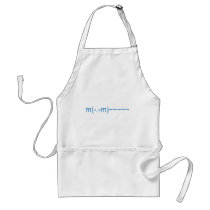Ghost in Dark Blue Apron