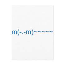 Ghost in Dark Blue Postcards