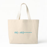 Ghost in Light Blue Tote Bags