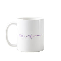 Ghost in Purple Coffee Mug