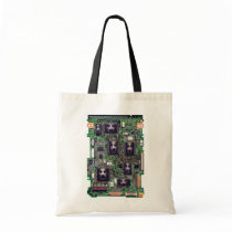 Ghost in the Circuit Tote Bag