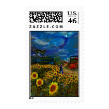 Ghost in the Sky ( Halloween Stamp ) stamp