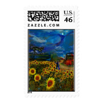 Ghost in the Sky  ( Halloween Stamp )
