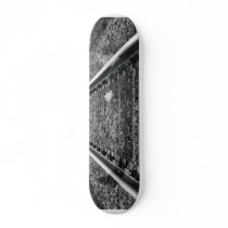 Ghost Lady On Tracks Skateboard