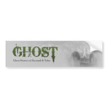 GHOST Logo Bumper Sticker bumper stickers