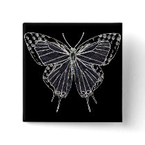 Ghost Moth Button by Jaenne Ghost Moth Button