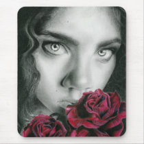 Ghost of a Rose Mousepad