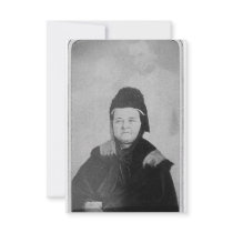 Ghost of Abraham Lincoln with Mary Lincoln 1869 Personalized Invitation