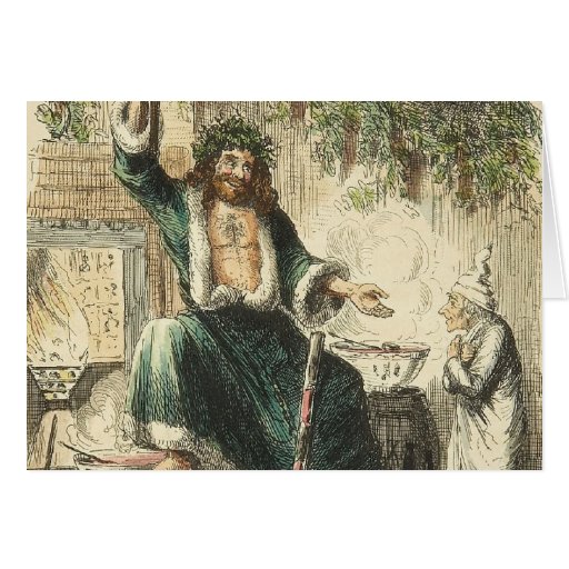 Ghost of Christmas Present Card | Zazzle