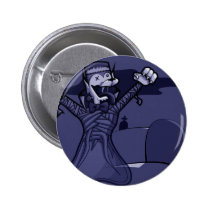Ghost of The Zombie Count Frankenwolf Mummy buttons