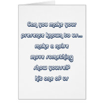 Ghost Pesence cards by scooterfun Ghost Pesence cards