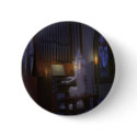 Ghost Playing Organ Button by rclord Ghost Playing Organ Button