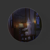Ghost Playing Organ Button