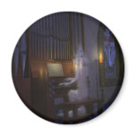 Ghost Playing Organ Magnet