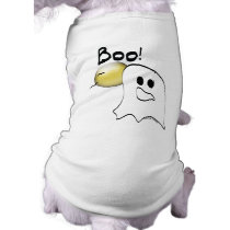 Ghost Says Boo Halloween pet clothing by halloweentreats Ghost Says Boo Halloween pet clothing
