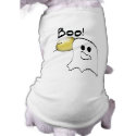 Ghost Says Boo Halloween petshirt