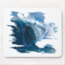 Ghost Shark in Wave mousepads