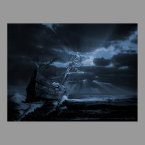 Ghost ship series: Chasing the light posters