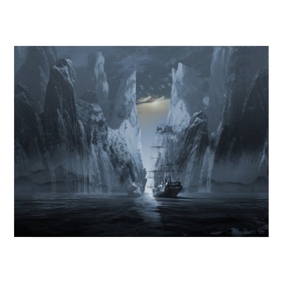 Ghost ship series: Lost expedition Poster by artsgrie