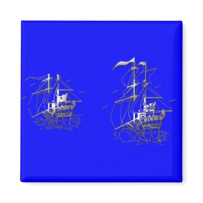 Ghost Ships Magnet by PS_DESIGNS