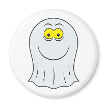 Ghost Smiley Face magnets by doonidesigns Ghost Smiley Face magnets