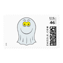 Ghost Smiley Face postage by doonidesigns Ghost Smiley Face postage