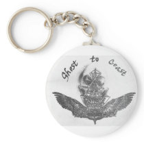 Ghost to Coast Ghost ship keychain
