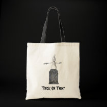 Ghost Tombstone Halloween Funny Tote Bag