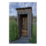 Ghost Town Outhouse - Montana Posters
