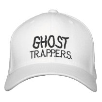 GHOST, TR.A.P.P.E.R.S. White Hat embroidered hats