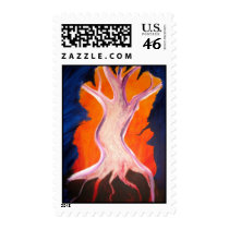 Ghost Tree Portal Postage Stamps