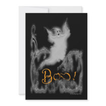 Ghost White Scrolls personalize Personalized Announcement