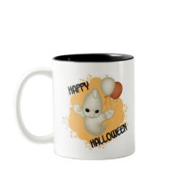 Ghost with Balloons Mug