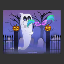 Ghost with Mask posters