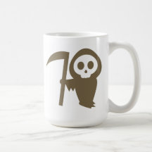 Ghostface with Scythe Happy Halloween Mug