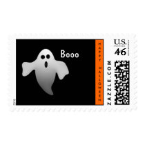 ghostie, HAPPY HA LLOWEEN, Booo postage