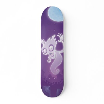 Ghostie Skateboard by fizzgig