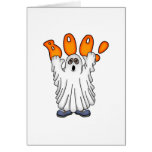 Ghostly Boo Greeting Card