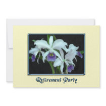 Ghostly Cattleyas Retirement Invites