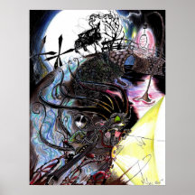 Ghostly Chase on Lantern Avenue Posters