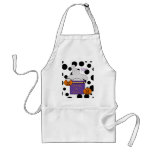 Ghostly Gift Halloween On Polka Dots Apron