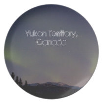 Ghostly Glow; Yukon Territory Souvenir Plates