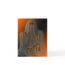 Ghostly Halloween Invitation cards